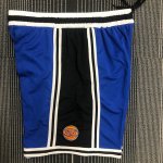 NBA New York Knicks 2022 training shorts Bleu Noir